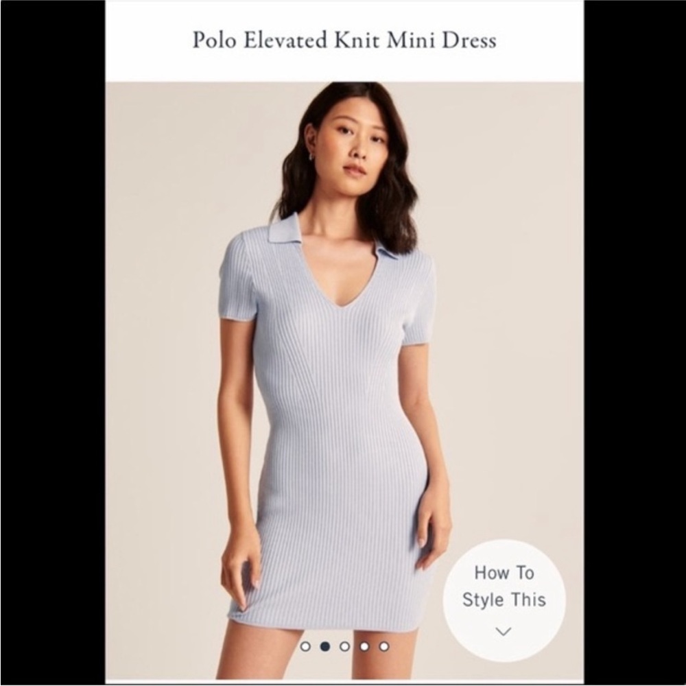 Abercrombie & Fitch knit polo dress